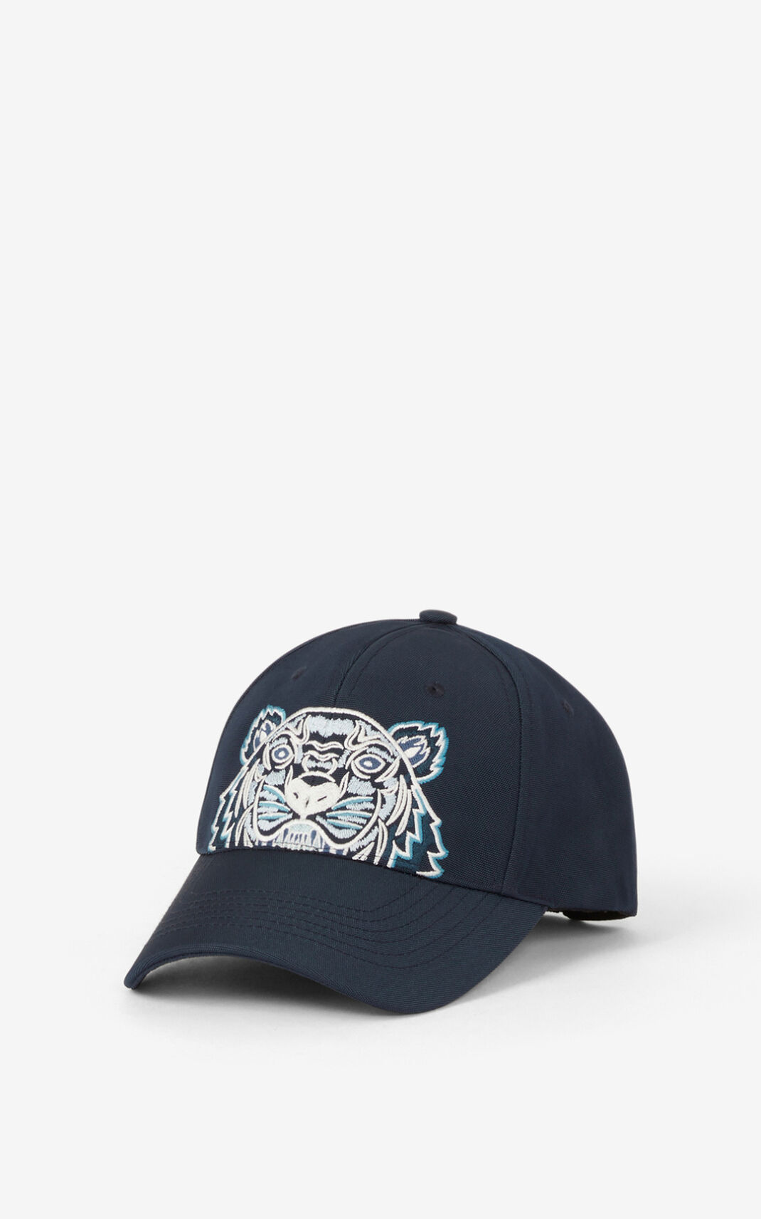 Casquette Kenzo Toile Kampus Tiger Femme Bleu | BSWG-46921